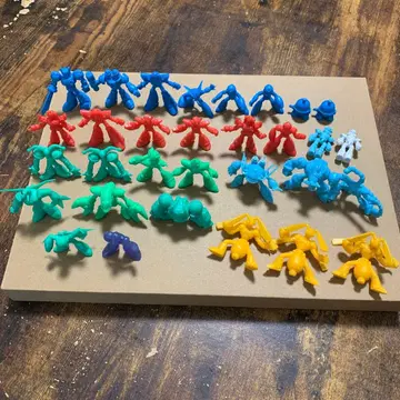 록맨 피규어 지우개 레트로 묶음 판매