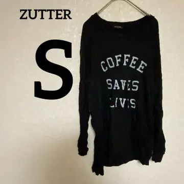 득템 즉시 구매 OK ZUTTER 블랙 검정 긴팔 T셔츠 S사이즈