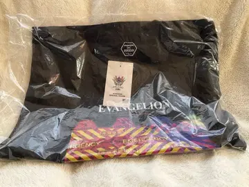 L 사이즈 에반게리온 워크맨 콜라보 롱T 블랙 미사용 미개봉 새상품