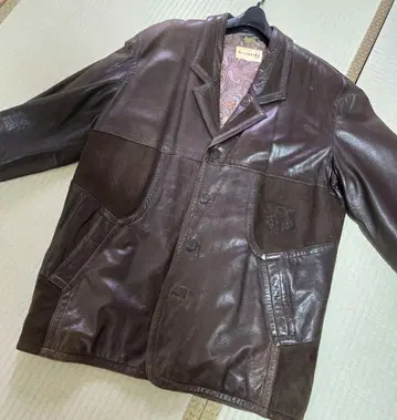 남성용 가죽 자켓 focardi ITALY 빈티지