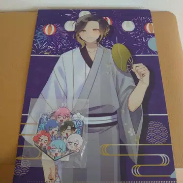 이레이스 유스케 클리어 파일과 이레이스 멤버 아크릴 키링 세트