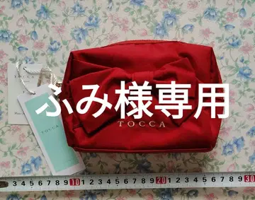 TOCCA 리본 포함 레드 파우치