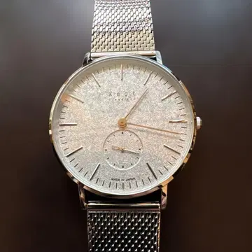 노트(knot) 손목시계 10주년 기념 Platinum 박