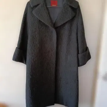 AMACA 다크 그레이 롱 코트