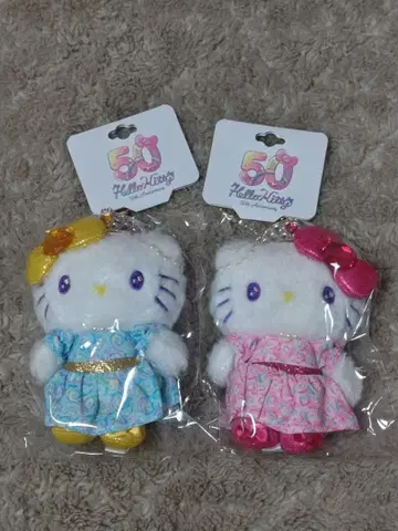 산리오 퓨로랜드 헬로키티 50주년 마스코트 키티 & 미미