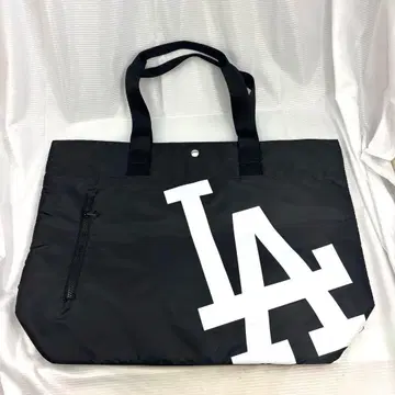 MLB(메이저리그) 다저스 나일론 토트백 블랙 새상품급