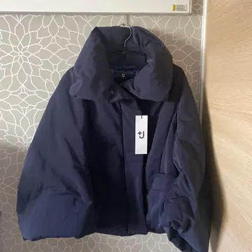 UNIQLO +J 유니클로 하이브리드 다운 자켓 S 사이즈 네이비