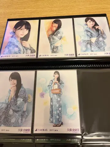 쿠보 시오리 유카타 2017 개별 브로마이드