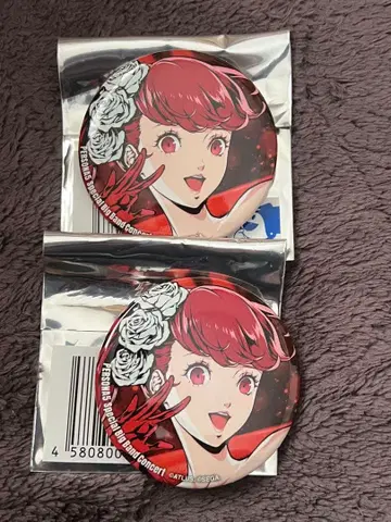 페르소나 5 콘서트 캔뱃지 요시자와 카스미 2개 세트