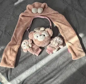 TDS 셰리 메이 머플러 미니백 장갑 3세트 새상품급