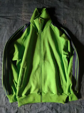 80s ZETT 그린 저지 네이비 스트라이프