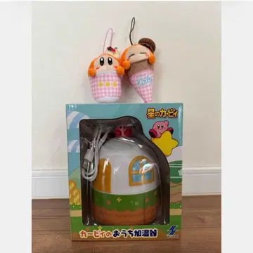 새상품 별의 커비 커비의 집 가습기 & 봉제 인형 마스코트 3