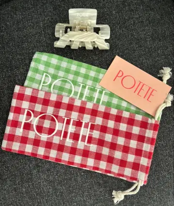 POTETE onion hair clip 화이트