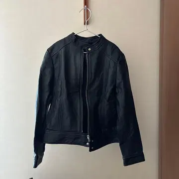 JTP LEATHER 블랙 가죽 자켓