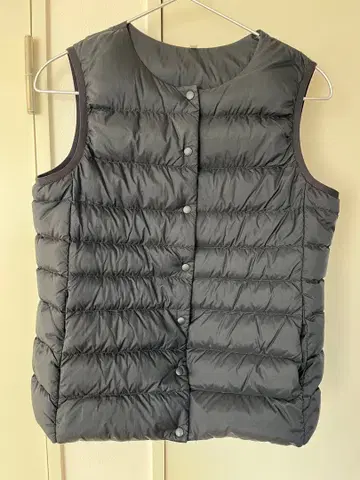 무인양품 다운 베스트 사이즈 S 블랙