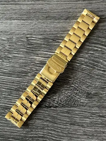 [ SEIKO ] 해외 모델 크로노그래프 골드 벨트만