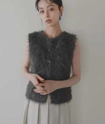 LIAN 페더 니트 베스트