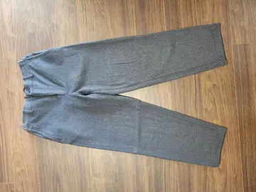 SHIPS 그레이 슬랙스 폴리에스테르 울 혼방