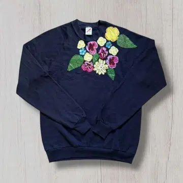 00s Jerzees 맨투맨 코튼 USA제 꽃무늬