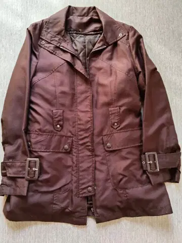 브라운 트렌치코트 M 사이즈 벨트 포함