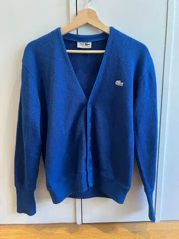 LACOSTE 파랑 가디건 긴팔