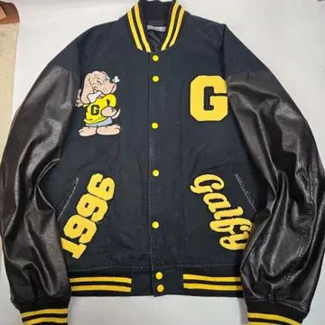 컨디션 최상 2XL GALFY 바시티 자켓 대형견 가죽