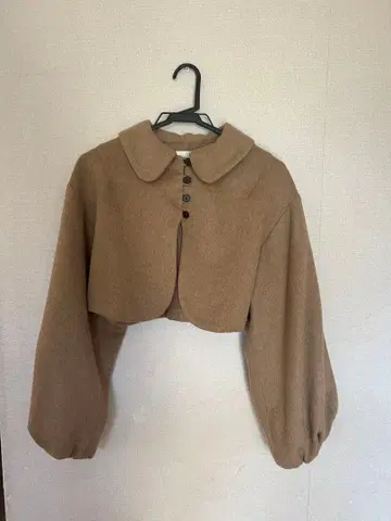 [ eaphi ] 브라운 숏 기장 자켓