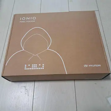 현대 IONIQ 화이트 후드티 SSize