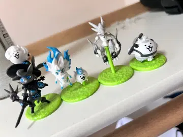 냥코 대전쟁 피규어 4개