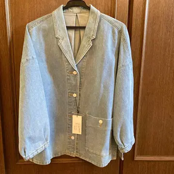미사용 새상품 아키 archi 데님 자켓 S 사이즈