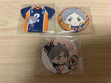 하이큐 캔뱃지 스가와라 히나타 카게야마