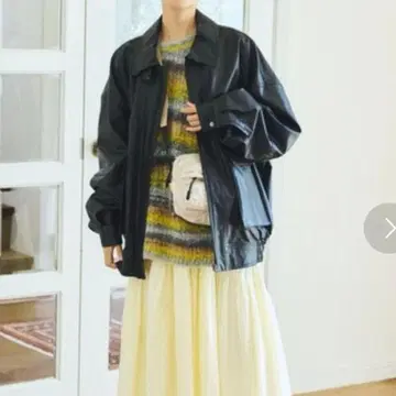 프릭스스토어 freak'sstore 인조 가죽 블루종 라이더스