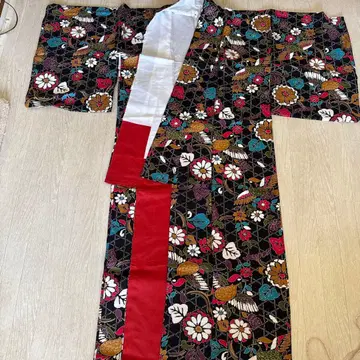 코몬 기모노 꽃무늬