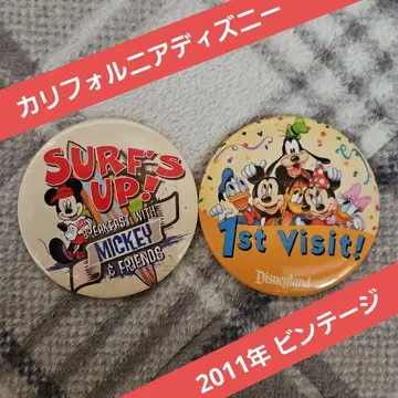 빈티지 캔뱃지 2011년 캘리포니아 디즈니