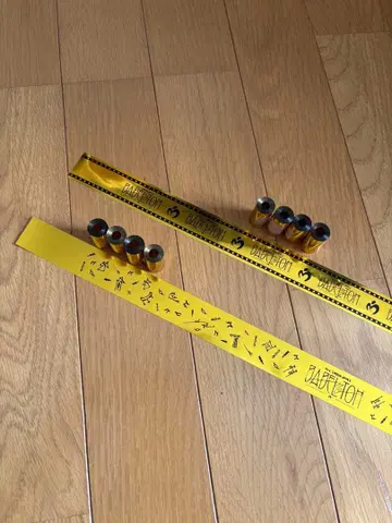 Mrs. GREEN APPLE 금 테이프 바벨 풀 사이즈 2종 10개