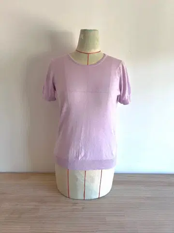 존스메들리/상의/니트/S/티셔츠/코튼/라이트 핑크