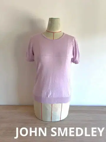 존스메들리/상의/니트/S/티셔츠/코튼/라이트 핑크