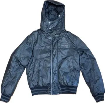 리버서블 후드 부착 자켓 블랙