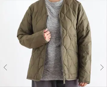 밀리터리 지퍼 V넥 다운 자켓 TAION-101ZML-1