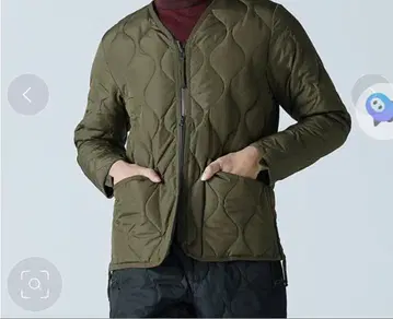 밀리터리 지퍼 V넥 다운 자켓 TAION-101ZML-1