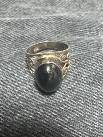빈티지 실버 silver 오닉스 반지