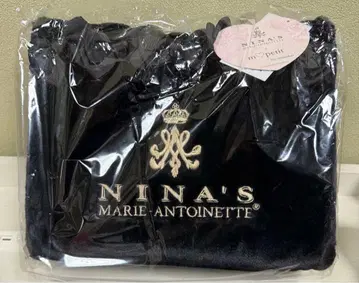 시마무라 아오키 미사코 니나스 NINA'S 핸드백 퍼 백 블랙