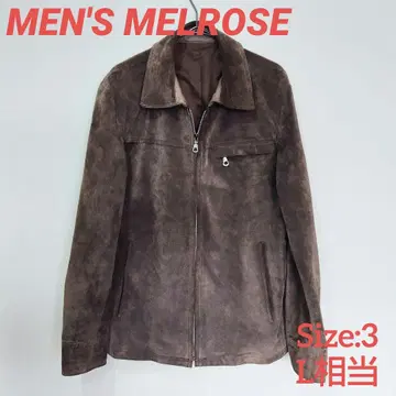 MEN'S MELROSE 돈피 스웨이드 자켓 브라운 사이즈 3