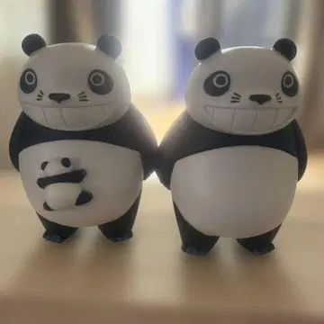지브리 팬더쿵푸 팬더 피규어 2종