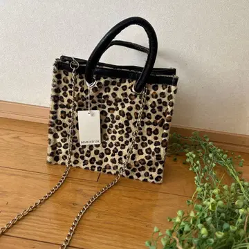 MARIED'OR 레오파드 무늬 핸드백