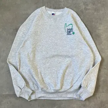 러셀 애슬레틱 맨투맨 90s USA제 XL 자수 구제 의류 기업 로고