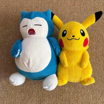 포켓몬 봉제 인형 피카츄 카비곤 23cm