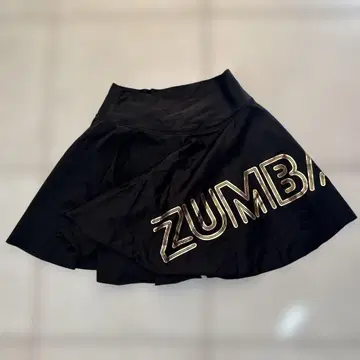 ZUMBA 블랙 플레어 스커트