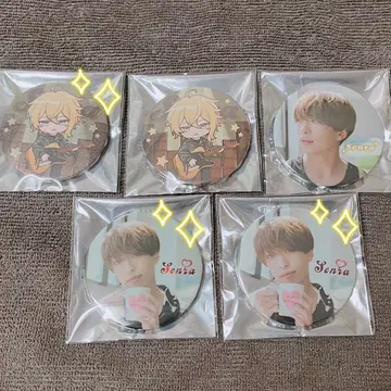 센라 Brun 센완 캔뱃지 실사 데포