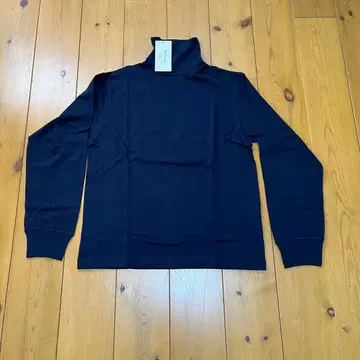 베리떼꾸르 천축 터틀넥 T E E vcc515 네이비